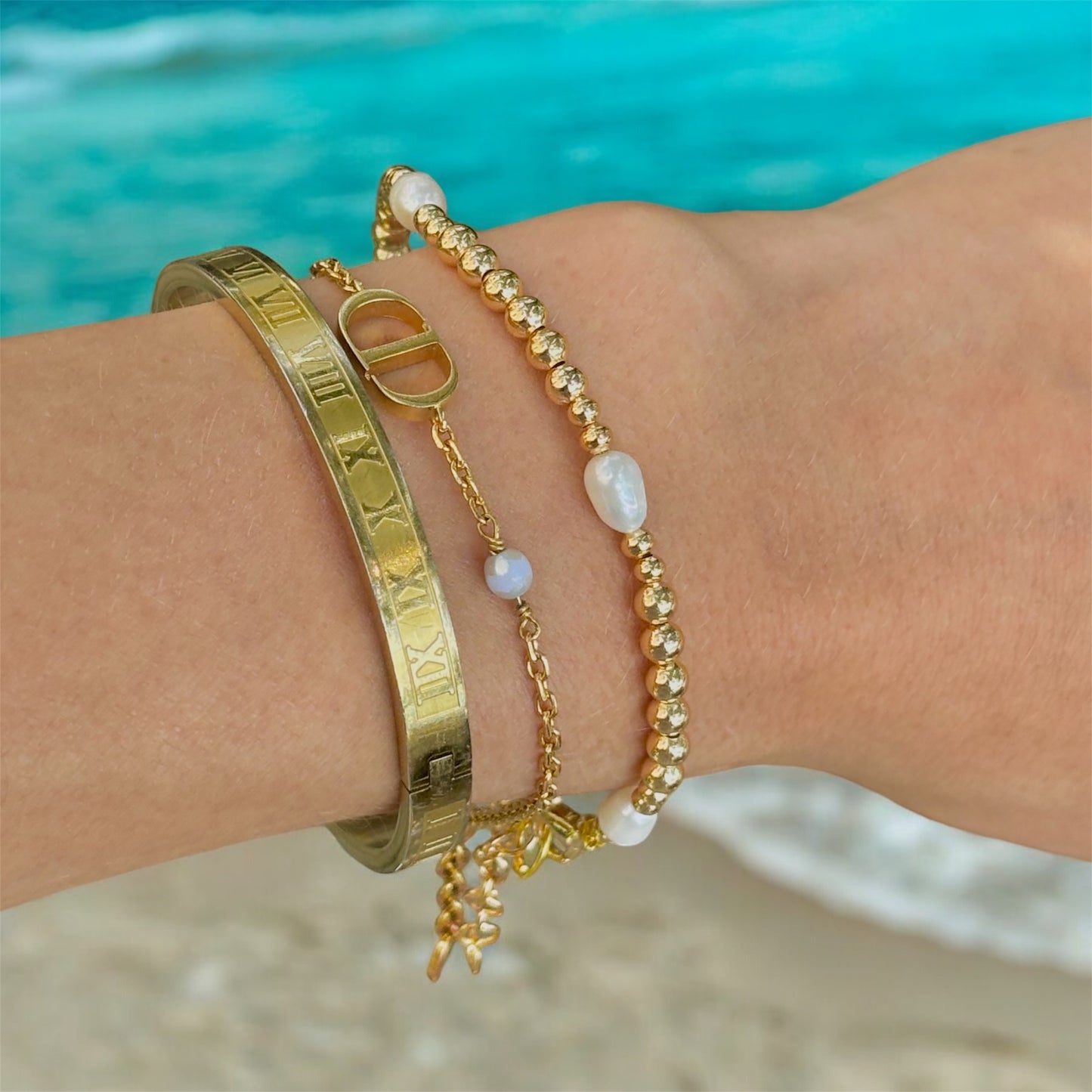 Gilded Pearls bracelet