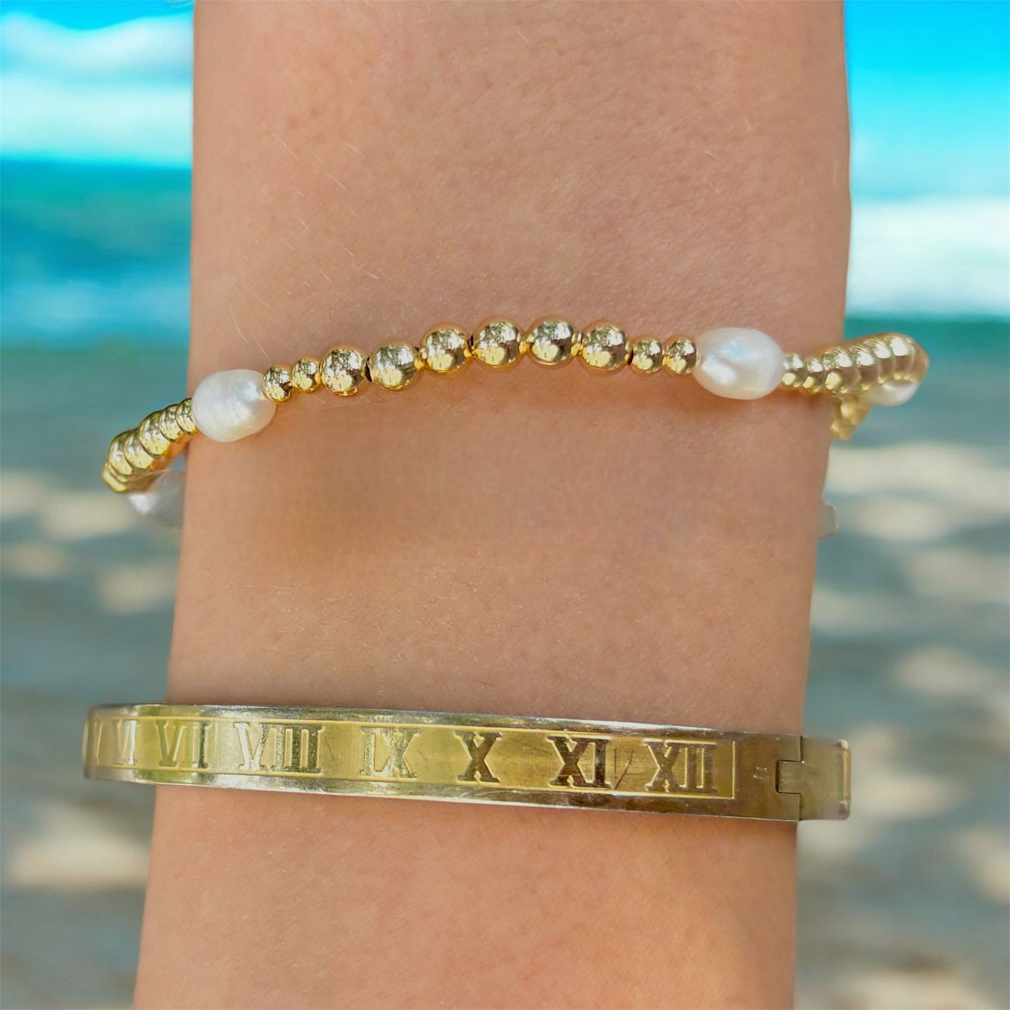 Gilded Pearls bracelet