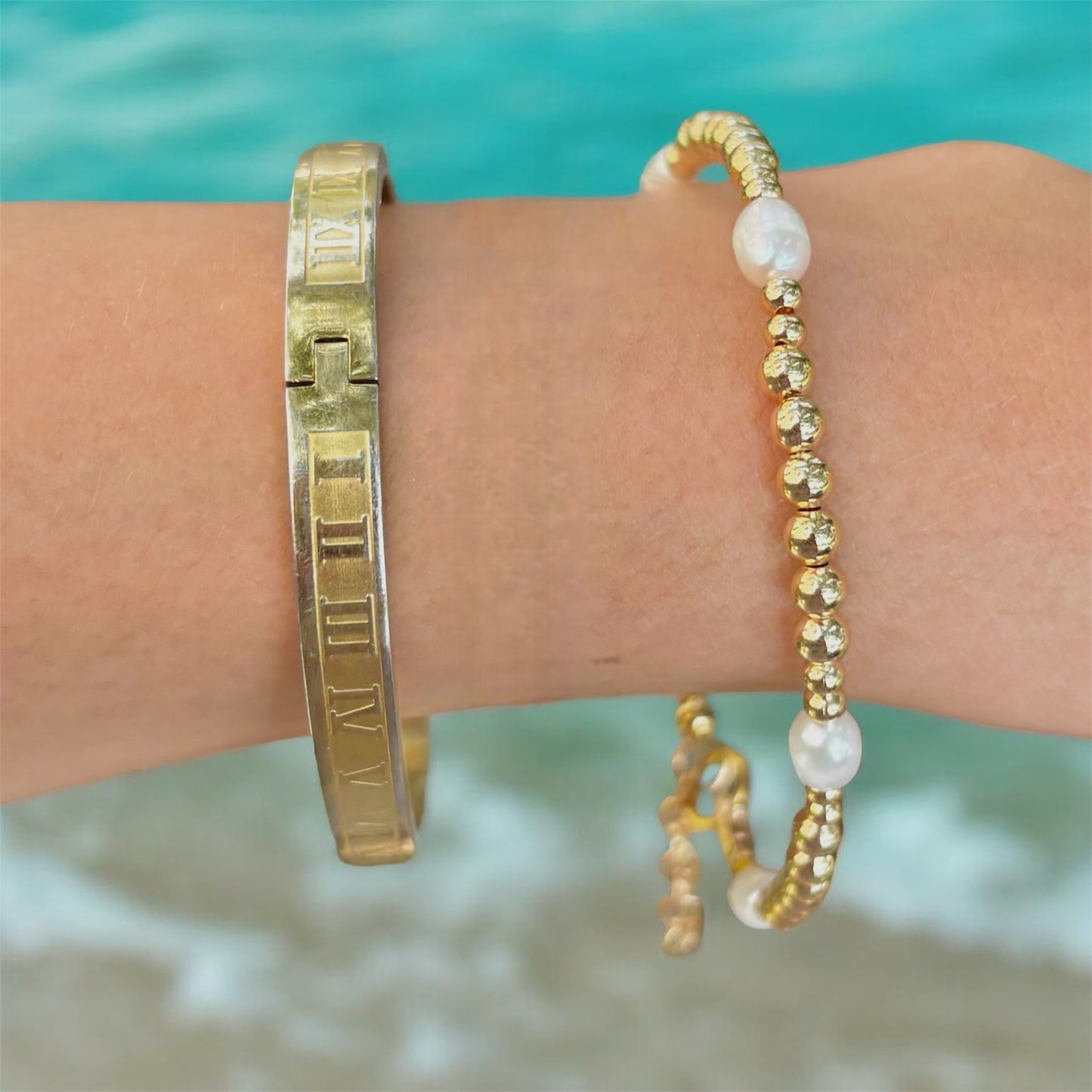Gilded Pearls bracelet