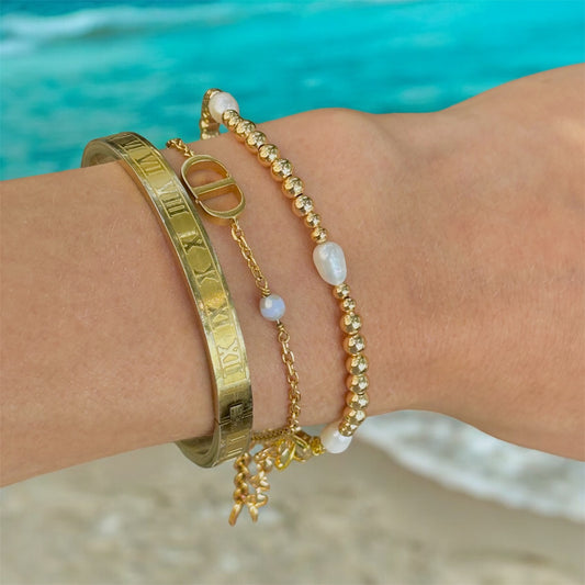 Gilded Pearls bracelet